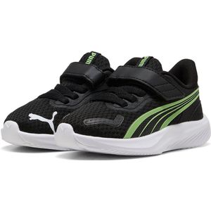 Puma Pounce Ac+ Hardloopschoenen - Zwart - Ademend Mesh - Kindermodel