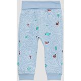 s.Oliver Leggings  turquoise / hemelsblauw / donkerrood / wit