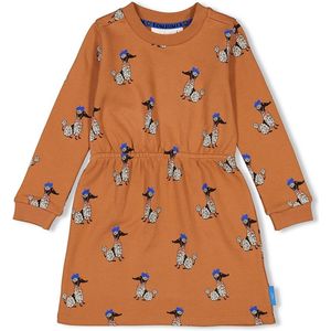 Jubel meisjes Jurk AOP Camel - Amour Toujours