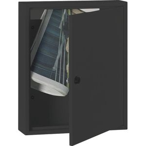 Practo Garden - Brievenbus - Inbouw - Gelakt Staal - 31x11x36 cm