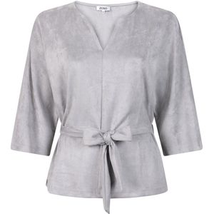 Zoso T-shirt Penny Polyester Tops 251 0004 Grey Dames Maat - M