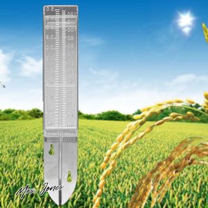 Mrs. Jones Regenmeter 120 ml kunststof dubbele schaal regenmeter regenwatermeter meetinstrument voor helder water bodemwatermeter voor tuin gazon buiten - ZONADAH .