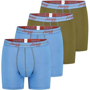 sloggi Heren lang short / pant 4 pack men Start