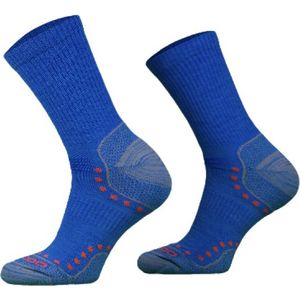 Comodo Wandelsokken Alpacawol STAL - Blauw - Maat 35-38