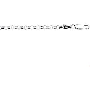 Zilveren Armband jasseron 3 1004703 17 cm