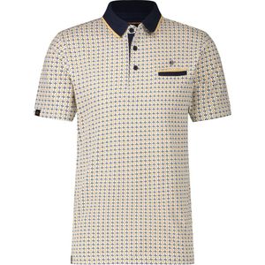 Fellows United - Polo blocks & bars - Korte Mouwen - Wit