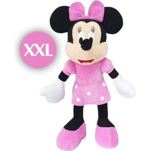Minnie Mouse Disney Pluche Knuffel XXL 130 cm [Disney XL Plush Toy | Extra groot speelgoed knuffeldier voor kinderen jongens meisjes | Super grote Mickey Mouse, Mini Muis, Donald Duck, Goofy]