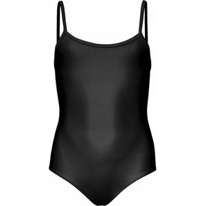 Papillon Spaghetti Strap Leotard Balletpak - Maat 140  - Meisjes - zwart