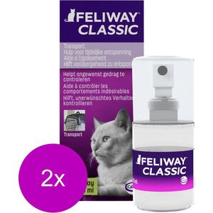 Feliway Anti-Stress Spray Kat - Anti stressmiddel - 2 x 20 ml