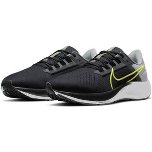 Nike Air Zoom Pegasus 38 Sportschoenen - Maat 46 - Mannen - zwart - grijs - geel