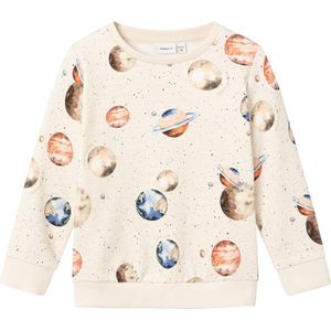 Name it jongens sweater - beige - NMMnormann - maat 98