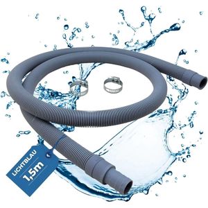 Afvoerslangverlenging - universele waterafvoerslang voor wasmachine en vaatwasser - 1,5 m