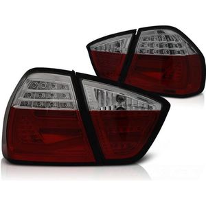 Achterlichten BMW E90 03 05-08 08 ROOD SMOKE LED STRIP