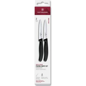 Victorinox - Swiss Classic 6.7793.2 - Groentemessen - Zwart - Set van 2 - 10 cm