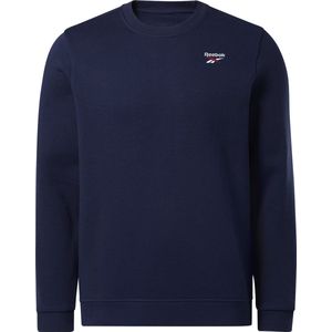 Reebok REEBOK IDENTITY SMALL LOGO FLEECE CREW Heren Sporttrui - Navy - Maat M