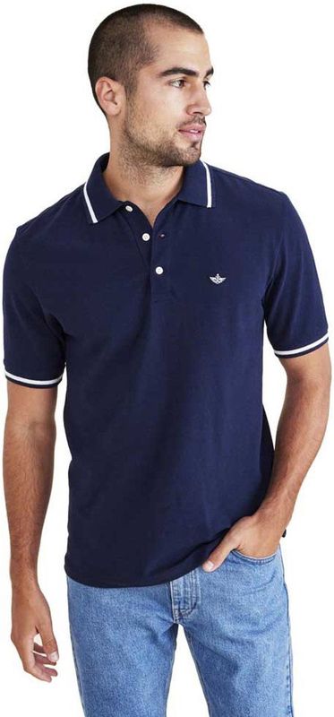Dockers Original Korte Mouw Poloshirt Blauw S Man