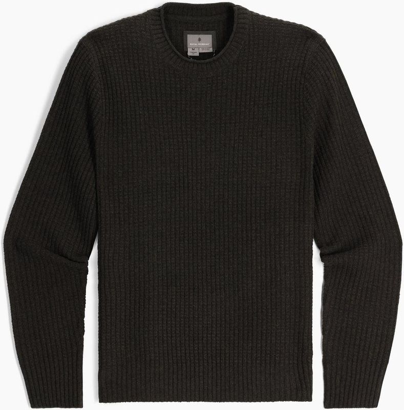 Royal Robbins Rockcraft Waffle Crew Merinotrui (Heren |zwart)