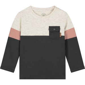 Prénatal peuter shirt - Jongens - Dark Stone Grey - Maat 86