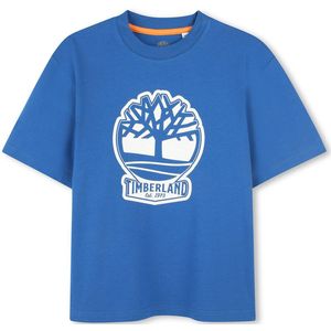 Timberland - T60422 - T-shirt - Blauw - Korte Mouwen - Jongens