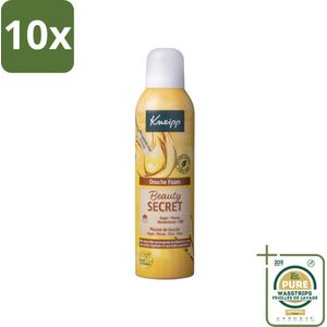 10 x Kneipp - Douche schuim - Beauty Secret - 200 ml - Grootverpakking - Douche Schuim - Natuurlijke Oliën - Huid Verzorging - Luxe Geur - Huid Hydraat