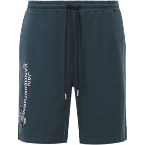Jan Vanderstorm - PERMARSEN - Sweatbermuda - Petrol