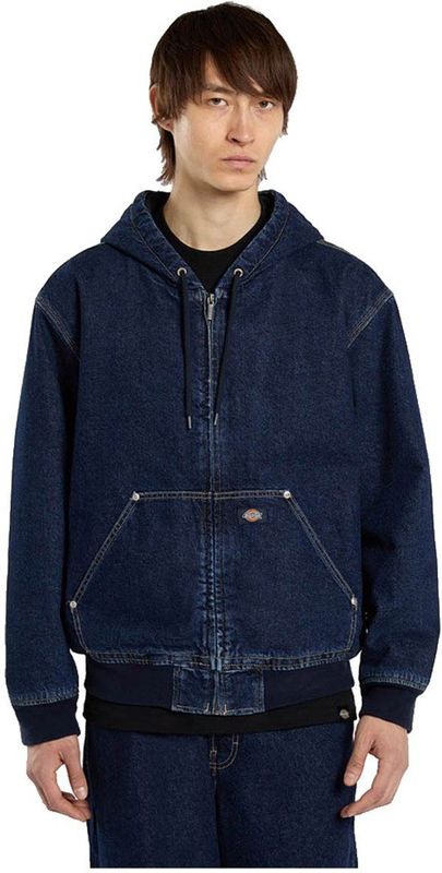 Dickies - HILHAM - Tussenjas - Blauw - Licht Gevoerd - Denim