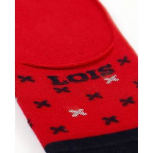 Lois Excess Invisible Sokken Heren Rood