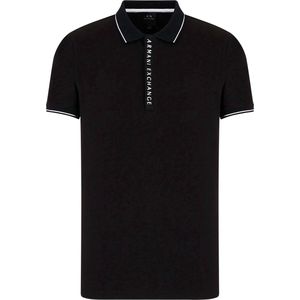 Armani Exchange 8nzf71-zjh2z Korte Mouw Poloshirt Zwart M Man