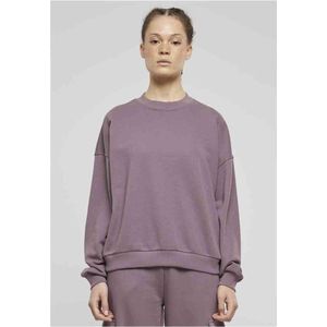 Urban Classics - Oversized Light Terry Crewneck sweater/trui - XS - Paars