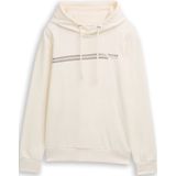 TOM TAILOR - Sweatshirt - Zwart - Capuchon met Trekkoord