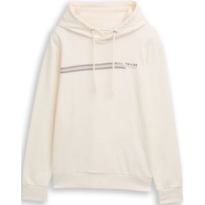 TOM TAILOR - Sweatshirt - Zwart - Capuchon met Trekkoord