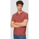 s.Oliver - Poloshirt - Effen - Katoen - Regular Fit - Logopatch