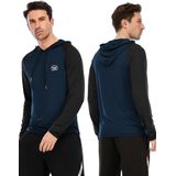 MEETHOO - Sporttrui Heren - Blauw - Trainingsjack - Dunne Uitvoering
