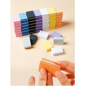 Spons Vijl - Sponsvijl - Nagelvijl - 10 Stuks - Sponsnagelvijl - Nagelverzorging - Oranje