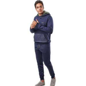 Embrator mannen Joggingpak blauw/zwart maat XL