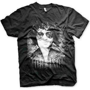 The Doors Heren Tshirt -M- Jim Morrison - America Zwart