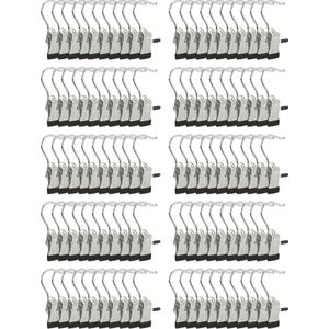 Relaxdays 100x laarzenknijper draaibaar - kledinghanger - laarzen ophangen - klemmen