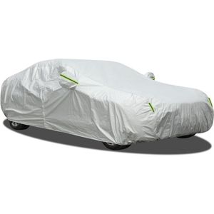 Autohoes - Universele volledige afdekking, waterdicht, stofdicht, vuilafstotend, sneeuwbestendig - UV-bescherming (350-530cm) - Zilverkleurig (498-530cm Lomousine)