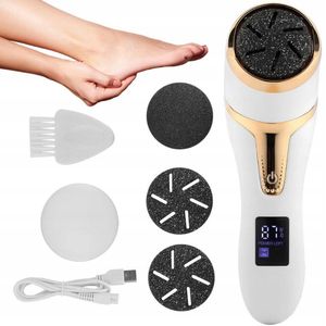 Elektrisch Voetvijl - 3 Opzetstukken, Draadloos & Waterdicht