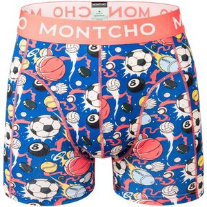MONTCHO - Dazzle Series - Boxershort Heren - Onderbroeken heren - Boxershorts - Heren ondergoed - 1 Pack - Pink Sport - Heren - Maat XS