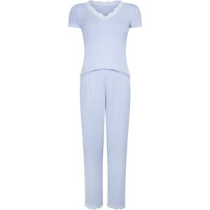 Hunkemöller Pyjamaset Nanna Blauw XL