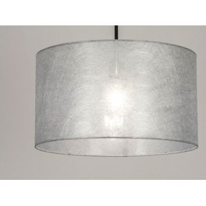 Lumidora Hanglamp 30866 - E27 - Zwart - Zilvergrijs - Zilver -oud Zilver - Metaal - ⌀ 45 cm