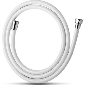 Doucheslang 2 m PVC Universele Gladde Douchepijp met Doucheslang Wasmachine Hogedruk Doucheslang voor Badkamerkranen Vervanging Wit
