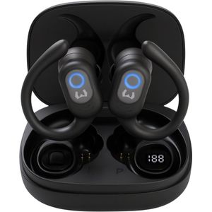 Draadloze Oordopjes - Sport Oortjes met Oorhaakjes - Dual LED - 40 Uur Batterij - Touch Control - Deep Bass