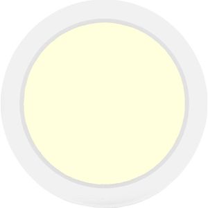 LED Downlight Pro - Aigi Trinko - Opbouw Rond 18W - Warm Wit 3000K - Mat Wit - Kunststof