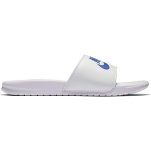 Nike Benassi JDI  Slippers - Maat 46 - Mannen - wit/blauw