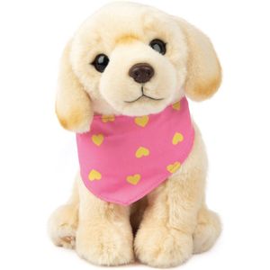 Studio Pets® Knuffel Blonde Labrador Hond Happy 23cm