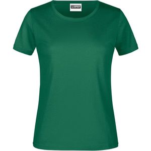 James And Nicholson Dames/dames Ronde Hals Basic T-Shirt (Iers Groen)