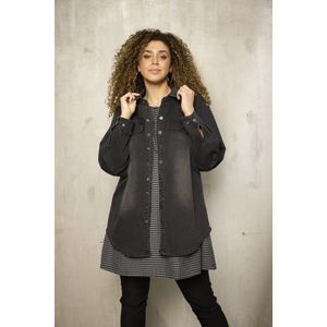 Zhenzi Zh-Somi 1067-Tunic 3/4 Opal grey Maat S 42/44