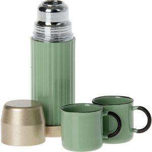 Maileg - Miniatuur Thermos En Bekers - Metaal - Kampeeraccessoire